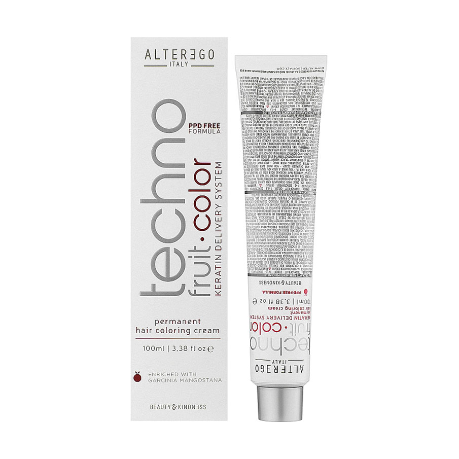 Перманентна крем-фарба для волосся Alter Ego Techno Fruit Color 5/00 Світлий каштан, 100 мл